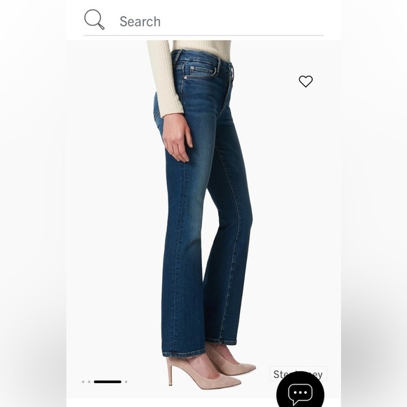 Joe’s Flawless Fabric The Provocateur Petite Bootcut Medium/Dark Wash Denim. - Picture 2 of 16